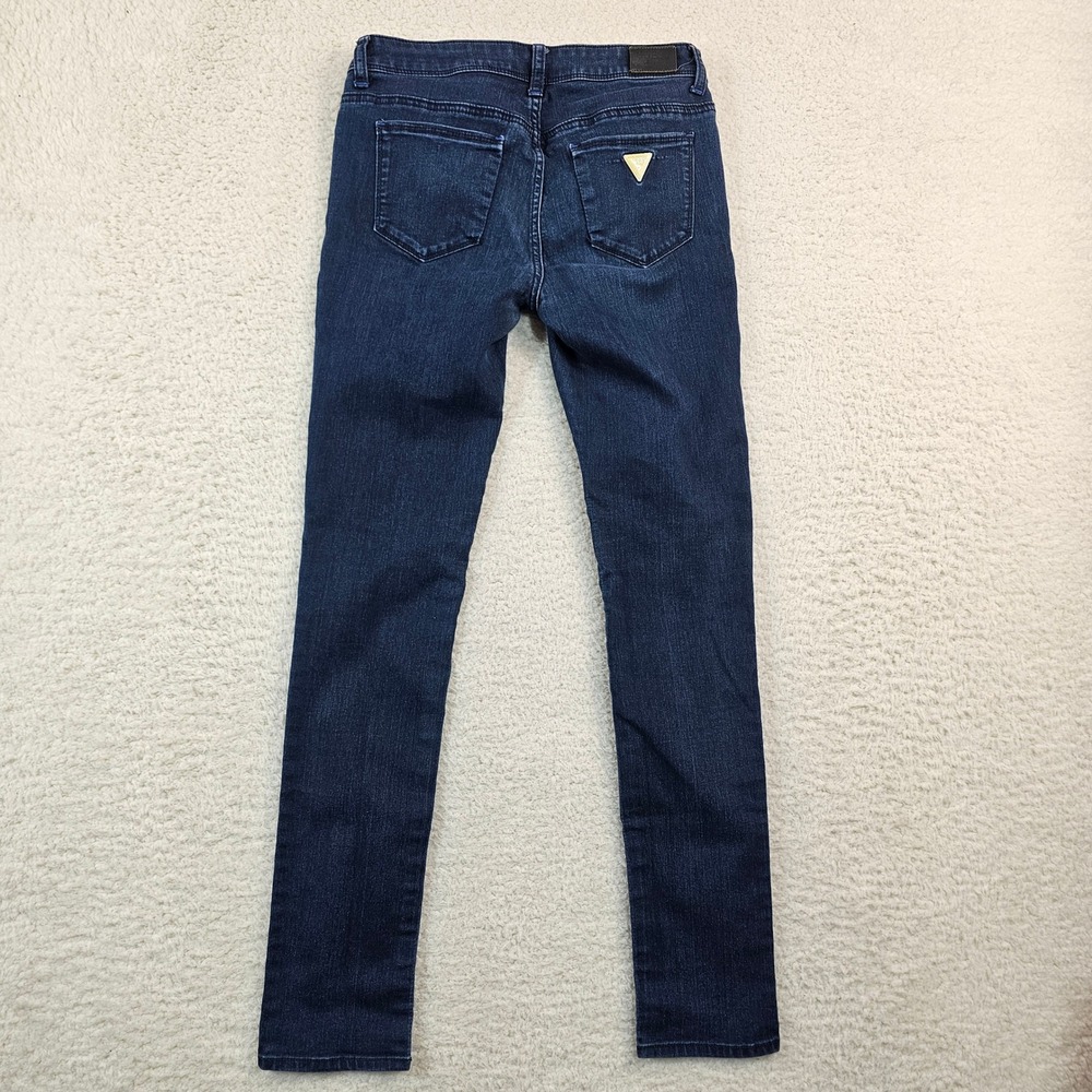 Guess 1981 Starlet Super Skinny Jeans Indigo Blue Dark Wash Womens Size 29 - Picture 2 of 12